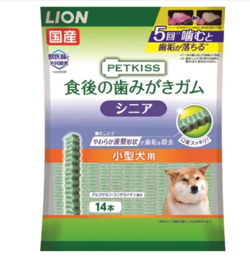 ライオン ペットキッス 食後の歯みがきガム シニア用&nbsp;