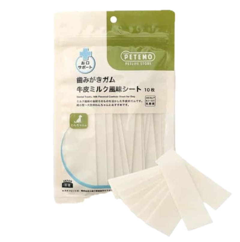 PETEMO 牛皮ミルク風味シートガム 10枚
