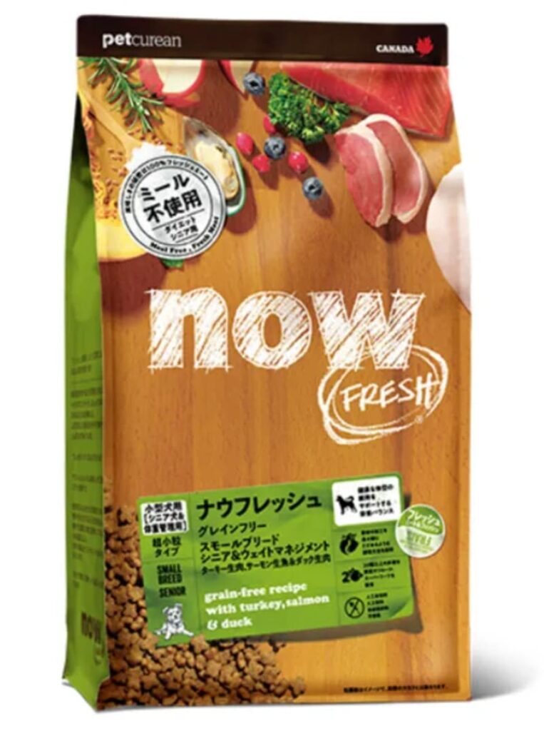 ナウフレッシュ グレインフリー スモールブリード シニア＆ウェイトマネジメント