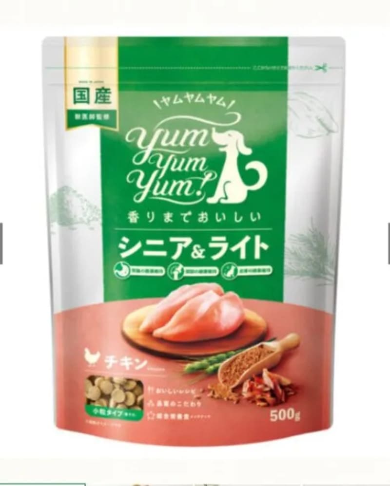 Yum Yum Yum！シニア＆ライト チキン ドライタイプ