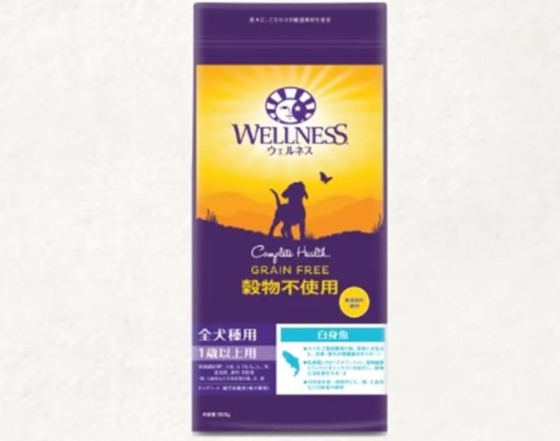 ウェルネス 穀物不使用 全犬種用 1歳以上用 白身魚