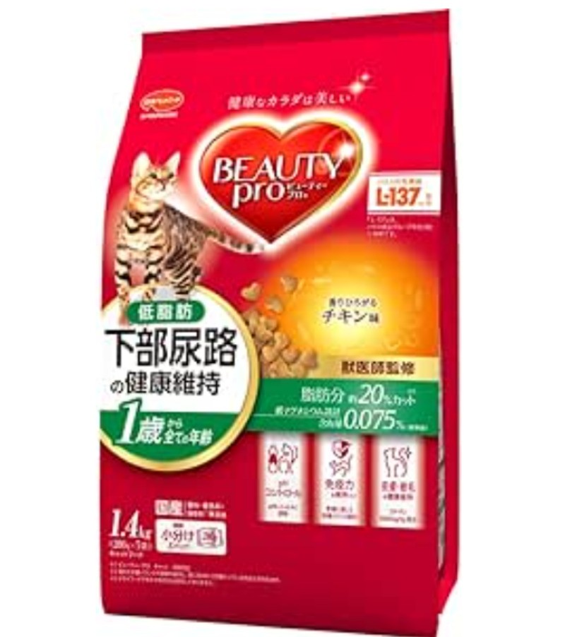 ビューティープロ 下部尿路の健康維持 チキン味 1歳から