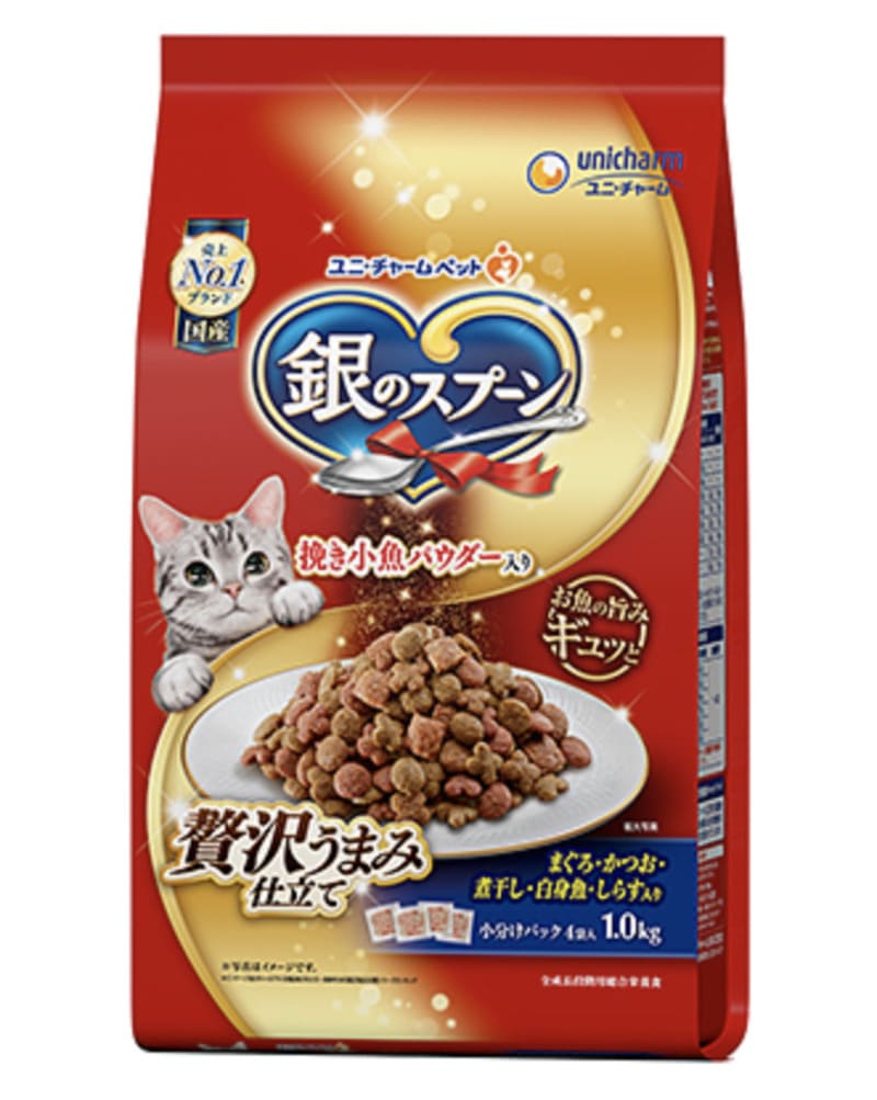 銀のスプーン 贅沢うまみ仕立て まぐろ・かつお・煮干し・白身魚・しらす入り