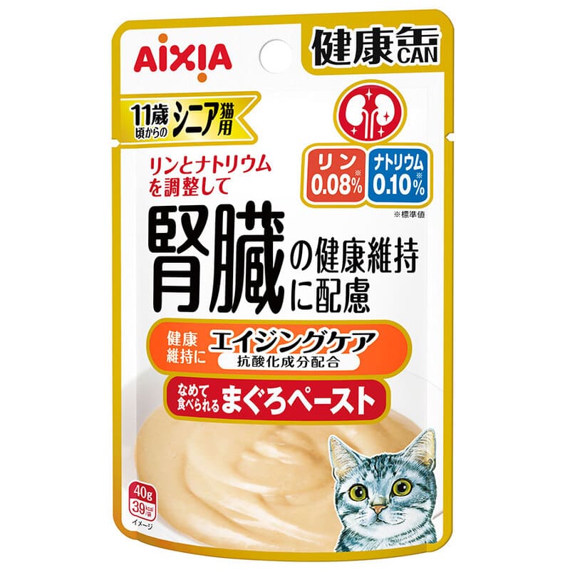 アイシア 健康缶パウチ シニア猫用 エイジングケア【ペーストタイプ】
