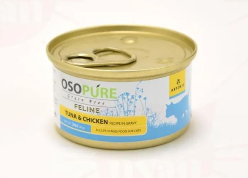 アーテミス オソピュア グレインフリー ツナ&チキン缶