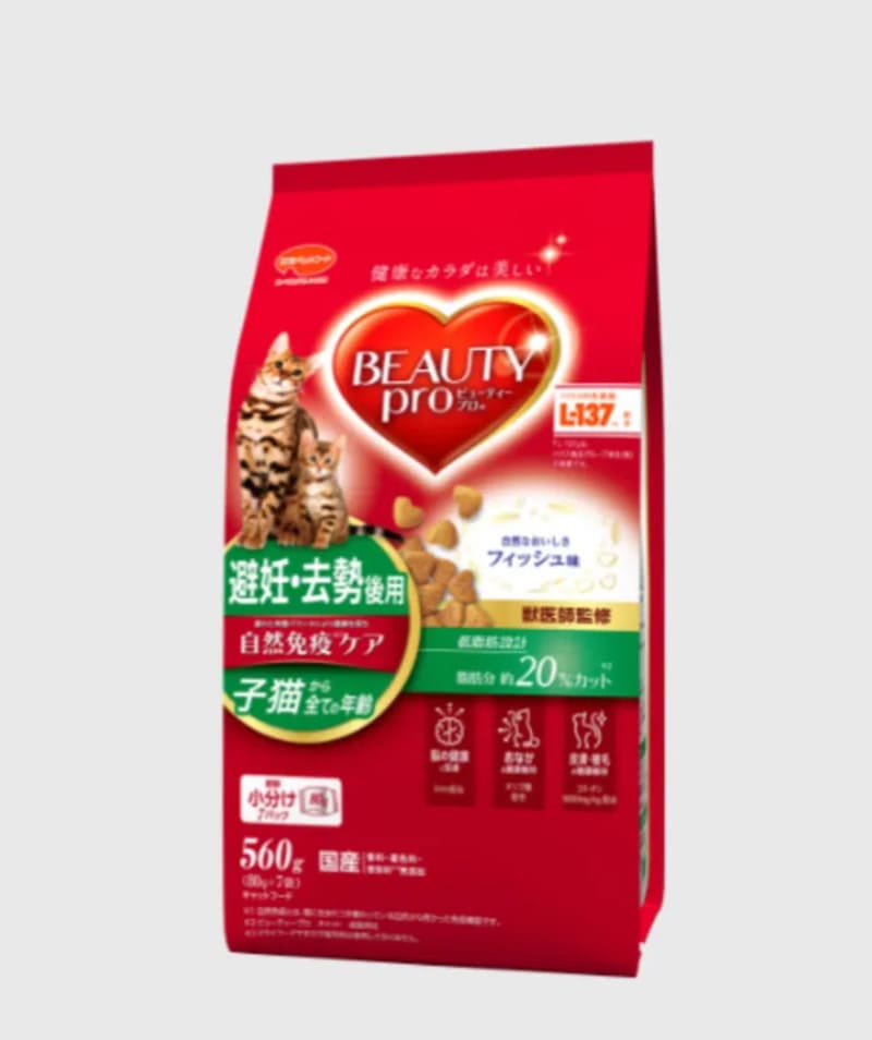 ビューティープロ キャットフード 避妊・去勢後用
