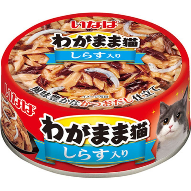いなば わがまま猫 しらす入り かつお・まぐろ