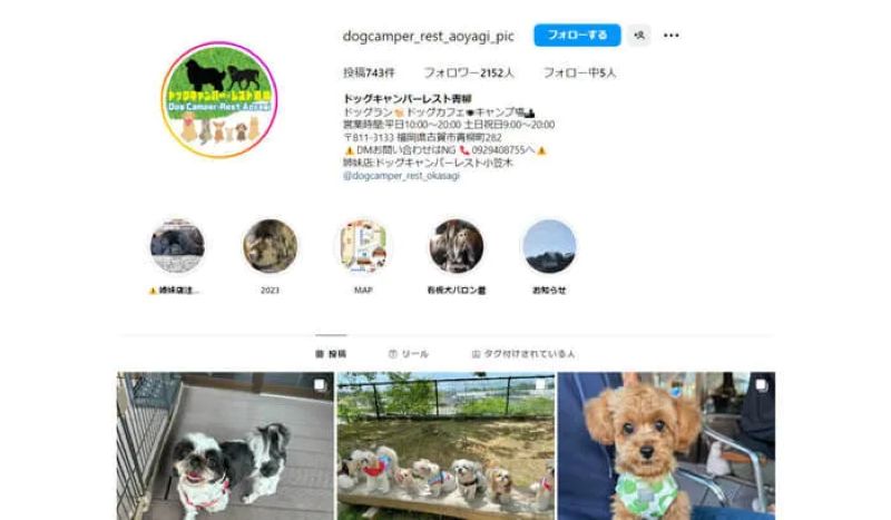 ドッグキャンパーレスト青柳（古賀市）
