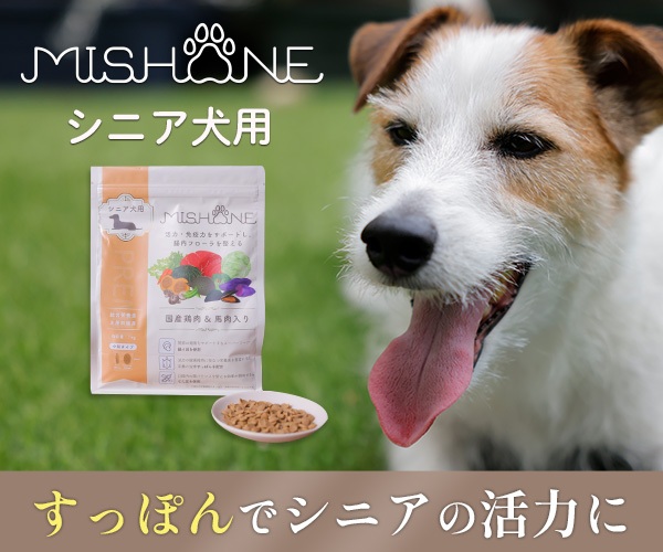 ミシュワン シニア犬用（鶏肉＆馬肉入り）プレミアムドッグフード