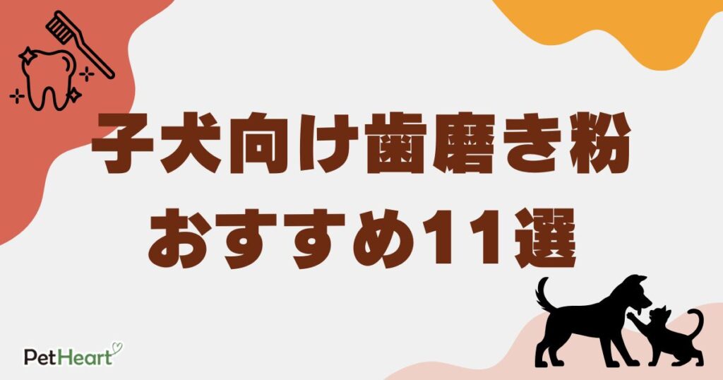 子犬 歯磨き粉　アイキャッチ