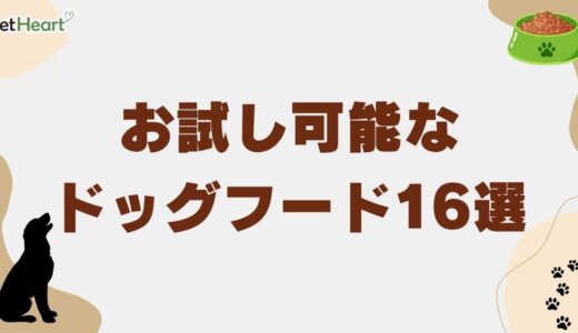 ドッグフードお試し16選！無料サンプルの入手法解説