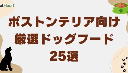 ボストンテリア用ドッグフード厳選25種＆評判！理想体重と給餌量も詳しく説明！
