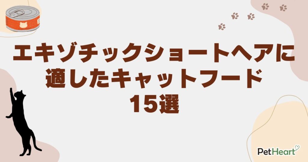 エキゾチックショートヘア キャットフード