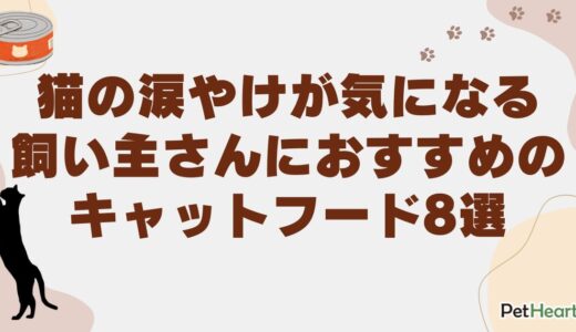 猫の涙やけに効果的なおすすめキャットフード8選！市販品も紹介