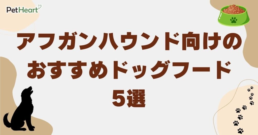 アフガンハウンド ドッグフード